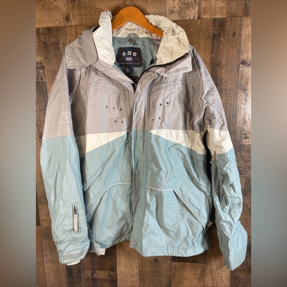 686 Other - 686 Smarty Jacket Mens Large Sage 3-in-1 Snowboard Ski Shell Hooded Winter Coat